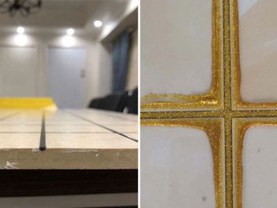 瓷磚美縫平縫工藝之美——這才是美縫劑效果！