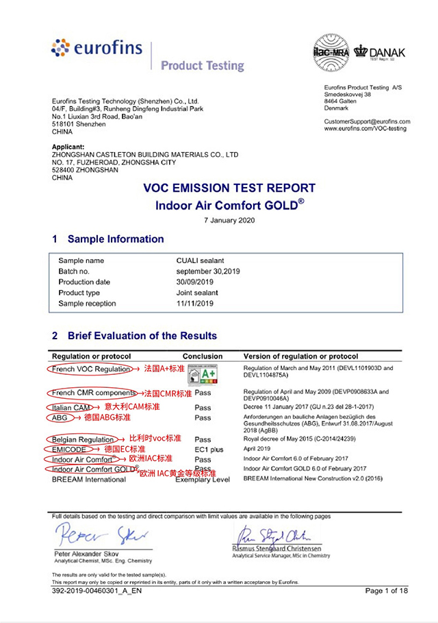 檢測(cè)報(bào)告