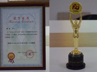 “德國(guó)CUALI磚麗全國(guó)十大美縫師”獲獎(jiǎng)名單揭曉！